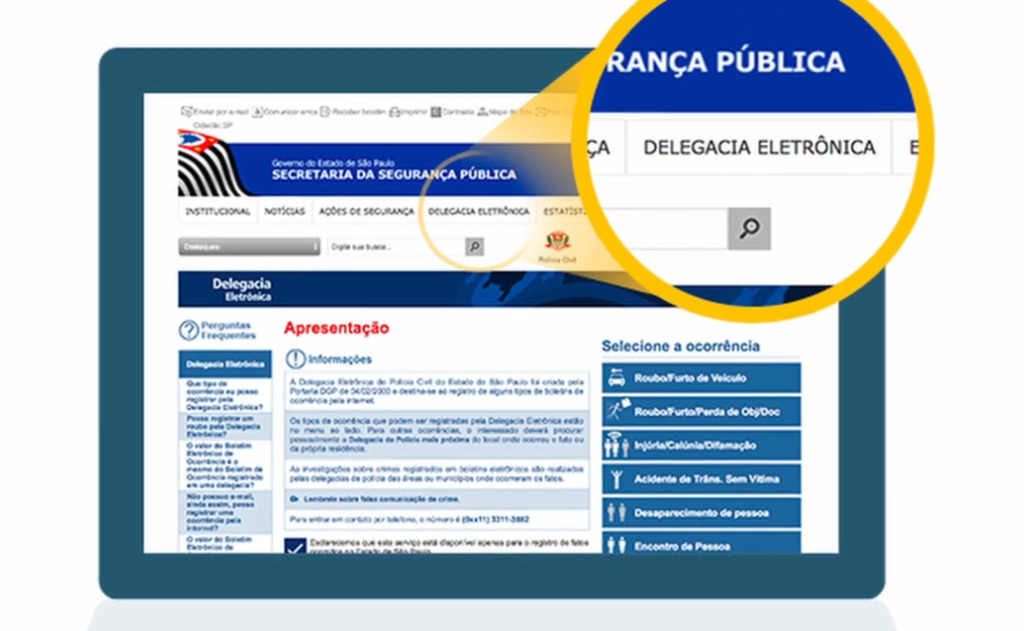 Aprenda como fazer Boletim de Ocorrência On-line